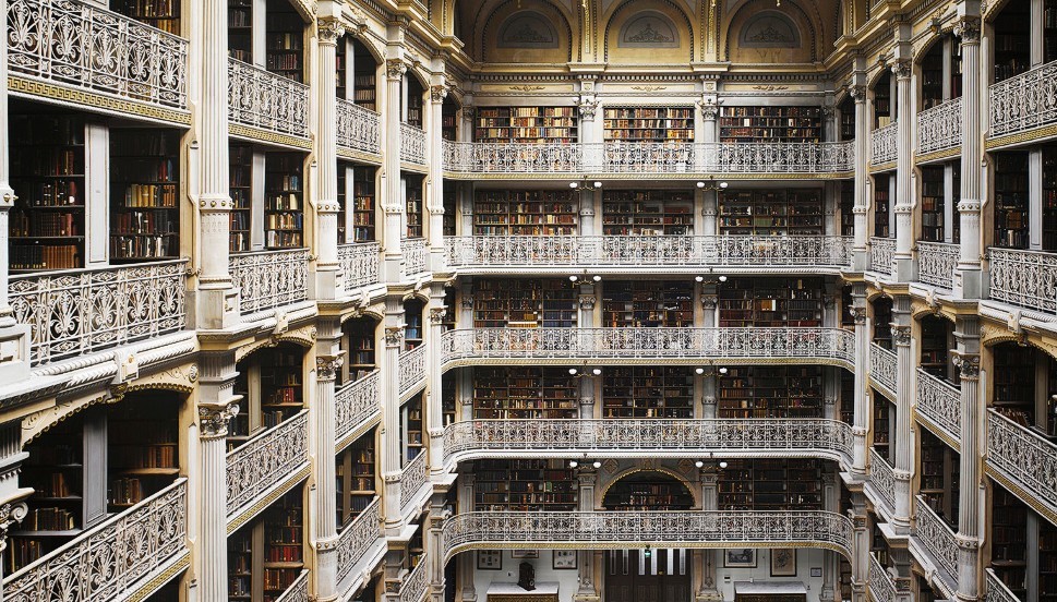 The Peabody Library - Baltimore - USA